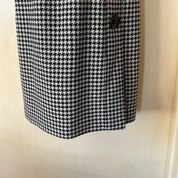Talbots Petites Wool Houndstooth Sleeveless Dress Size 2P - Picture 5 of 13